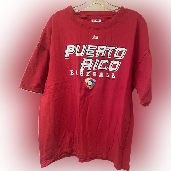 Majestic Other - MLB World Baseball Classic 2006 - official Puerto Rico men’s tshirt